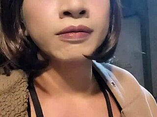 Shemale Ting Xuan Gets Exposed And Wild In The Community Garden!