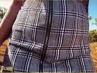 hey, did you notice i forgot to wear panties under my skirt today?