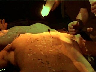 Devoted Slave Trails Master on Leash Toward Secluded Hideaway