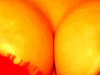 hot brunette extreme teasing with titty fuck and buttplug anal