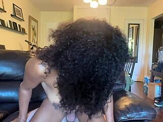 Sascha Debuts in Interracial Casting with Ebony Petite Slut