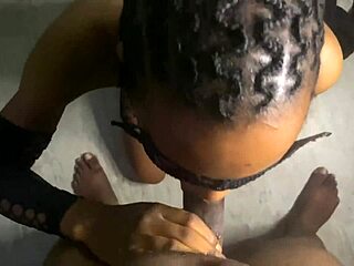 She never stops amazing me with her insane blowjob skills on that tight petite body!