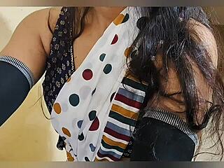 hot sexy desi young sali and jija engage in kitchen activities