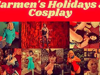 hey granny vampyra, ready for finger fucking and pussy bat licking to orgasm in cosplay?