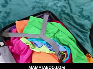 Mamataboo - tanned stepmoms huge tits always make me horny and i have a hard time to hide it and she noticed 😏