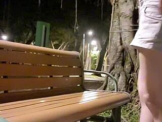 Shemale Ting Xuan, Are You Wearing A Butt Plug Outdoors And Taking Off Your Panties?