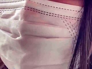 this amateur asian babe with big tits got pov blowjob and rough outdoor sex using vibrator until cum in mouth