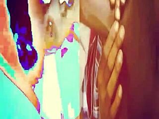 gut reacher makes porn with big cock blowjob on chocolate pussy