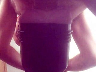 gazzadomm tells the story of him passionately fucking his homemade fleshlight male toy as daddy