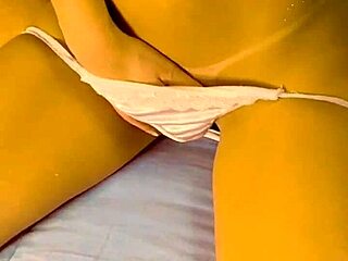 Naked at home masturbating teasing you with plug in ass and sucking toy