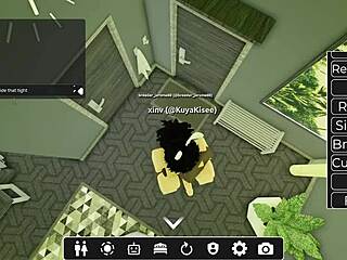 Fucked BBC slut hard in Roblox blacked session