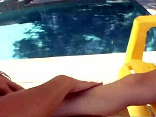 Blonde sluts with big tits enjoy clit licking in bed