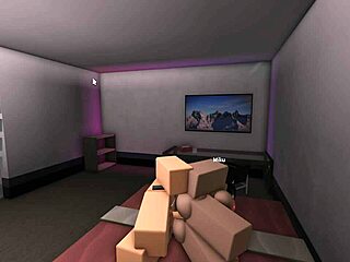 Knuller kona hardt dypt i den store rampa under vill Roblox-økt