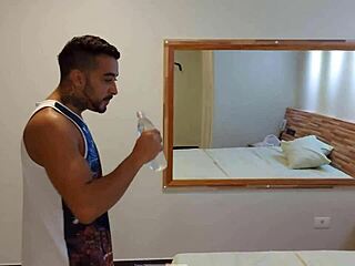 I called my neighbor to my apartment and ended up with unexpected big cock domination