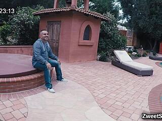 hot milf ella nova spreads her pussy for handsome neighbor nathan bronson to drill deeply