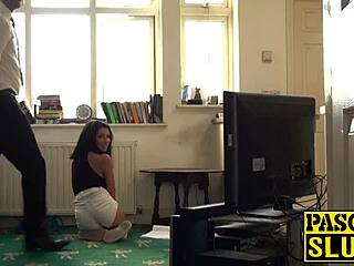 Teen Subslut Faces Intense Spanking And Rough Fucking From Dominant Male In Bondage