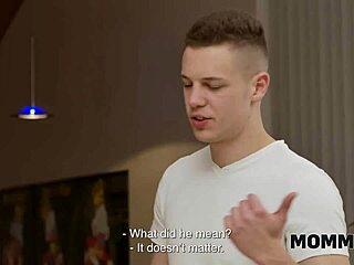 mommy4k crazy step family with european cougar seduction and shaved pussy handjob action