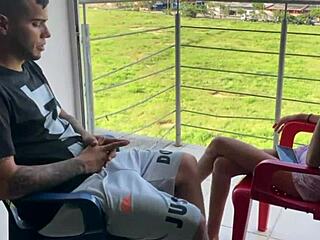 i'm watching my big ass blonde stepsister get horny for my big polla in this full domination story