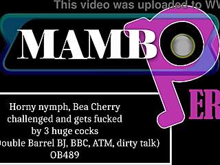 Bea cherry gets challenged by three huge cocks in horny nympho game