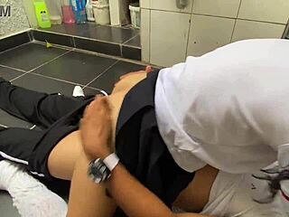 Poor disheveled girl stays under her stepdad's care. He gives her a merciless pounding with his huge cock.