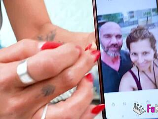 Milf Cougar Milena Rides Cowgirl on Nacho with Big Tits Blowjob and Ass Licking in Lingerie