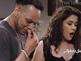 Victoria Voxxx CAUGHT Masturbating And SCREAMS From Rough Big Black Cock Pounding