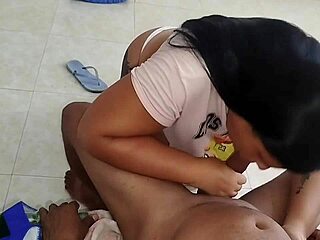 i love sucking my stepdad's old cock as a fat ass pov girl until swallowing his cum