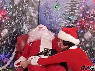 come here santa, let me seduce you and ride your massive dick, says milf sofie marie