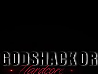 Greta Foss endures rough gangbang with double penetration fisting and pee in 100 hell slowed down version