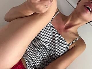 beautiful petite 18+ teen latina gives rimjob and rough pov fuck with creampie