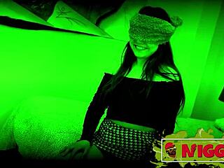 do you think this 18-year-old girl enjoys her first interracial fuck with big cock cumshot in homemade video??