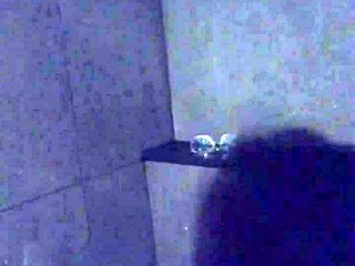 asian slut wife uses dildo and vibrator for masturbation in gym shower