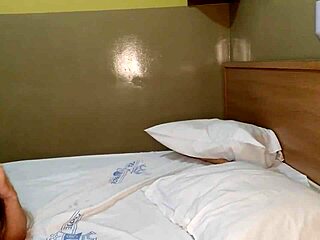 Can you believe this amateur russian brunette in miniskirt masturbates her hairy pussy with dildo for squirting orgasm? What a wet fetish solo session!