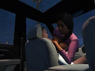 in gta 5 franklin picks up a hooker for some service in the car during the game