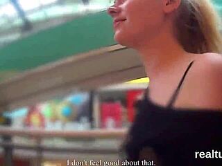 glamorous czech teen gets seduced in shop and reamed in pov