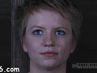 Bound angel endures brutal whipping while seducing with wet pussy for hardcore POV fucking.