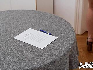 mia brown bbc casting interview and clothes changing strip tease