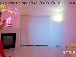 Strippov Sexy Clubber Alex Kane Teases With Hot Striptease In Fishnets, Delivers Seductive Lapdance, Spanks Ass, And Gives Interracial Blowjob With Blonde And Redhead Vibes.