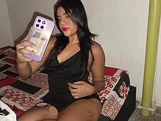 Beautiful Colombian Brunette Sends Vagina Photos to Boyfriend Who Arrives for Interracial Domination Fuck. Petite Latina Girlfriend Gets Pounded Hard in Homemade Session