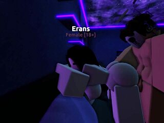 Imagine the Subtle Allure of Erans and Rizza Engaging in Roblox Encounters