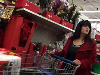 hey, check out this candid mom just shopping around casually today