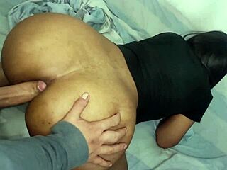 anal punishment for the big ass colombian latina in bent over doggystyle gaping