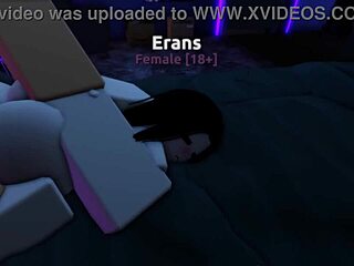 Imagine the Subtle Allure of Erans and Rizza Engaging in Roblox Encounters