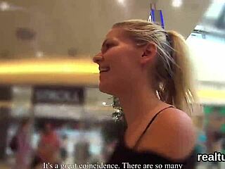 glamorous czech teen gets seduced in shop and reamed in pov