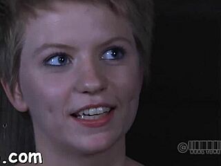 Bound angel endures brutal whipping while seducing with wet pussy for hardcore POV fucking.