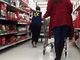 hey, check out this candid mom just shopping around casually today