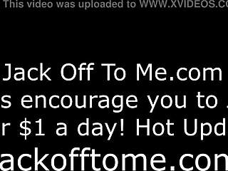 Brunette strapon masturbation instruction!