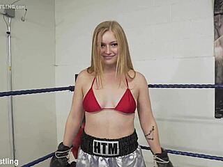 High stakes pornstar women boxing match where the loser gets dildo fucked by the winner
