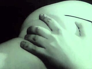 What a glimpse of stocking in those olden days! Hairy pussy gets fucked in vintage scene.