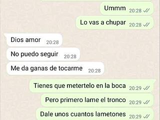 Girlfriend chats with friend on phone during web chat session involving Latina themes in part three of the series.